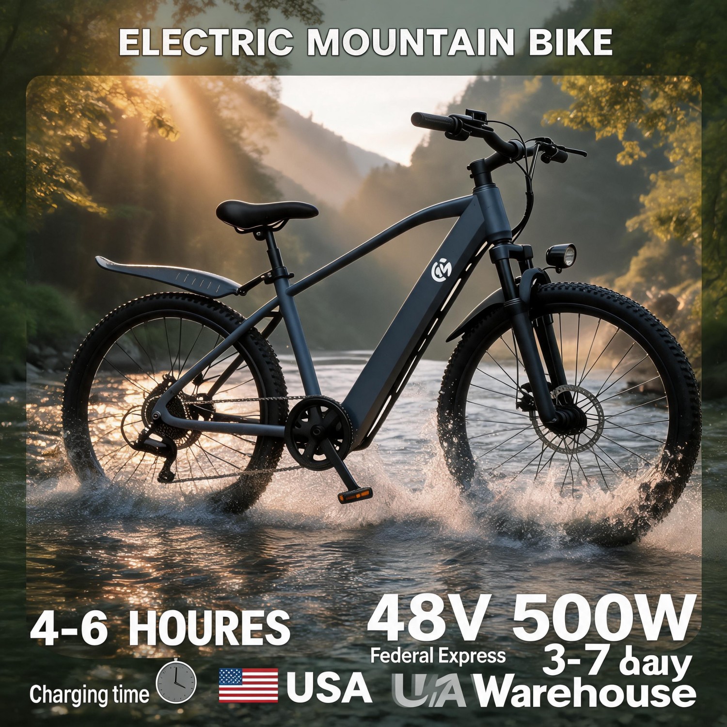 Mountain Biking Essentials - All Terrain Electric Bike, Mountain Ebike.