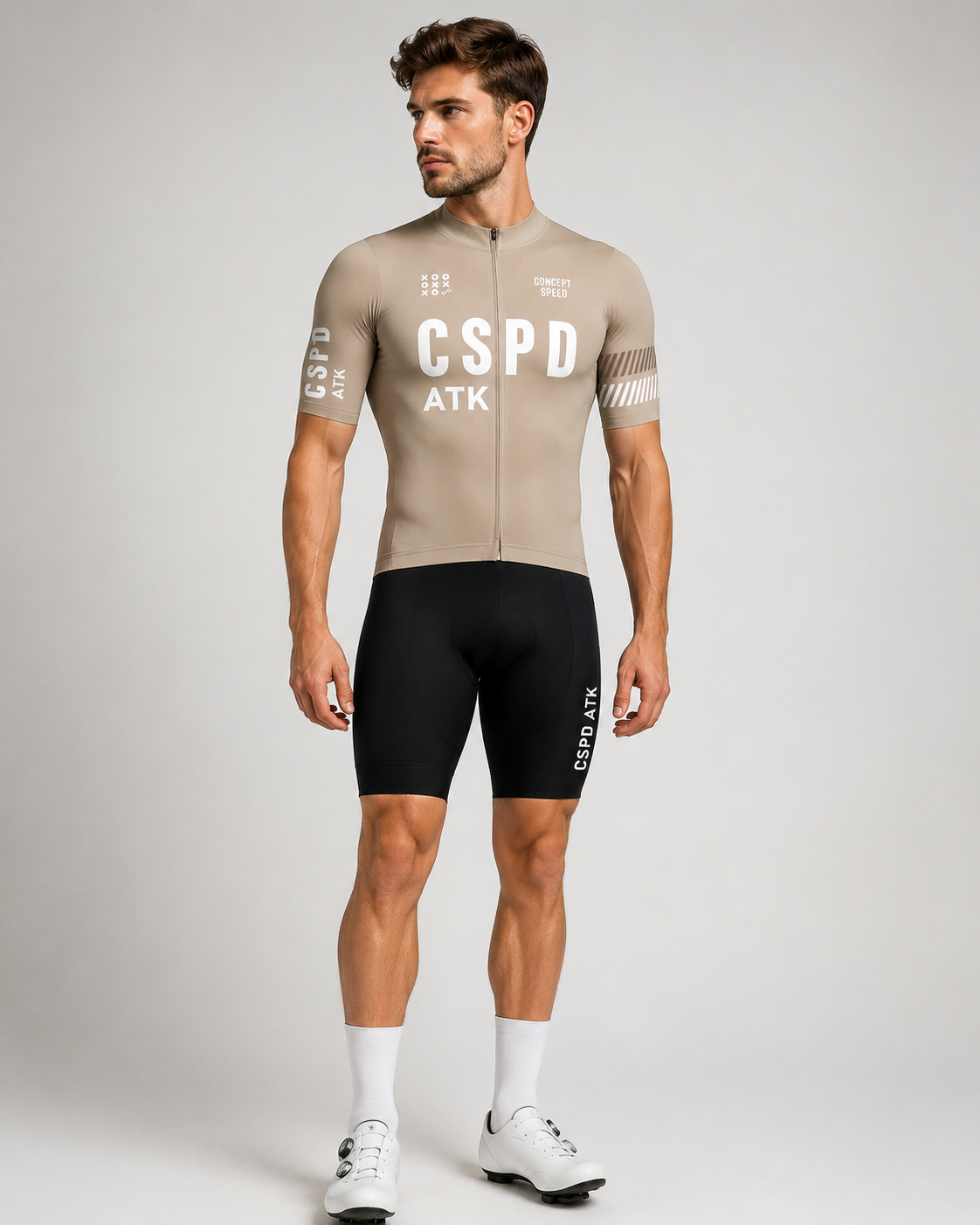 Mountain Biking Trousers - CSPD ATK men's cycling sportswear set