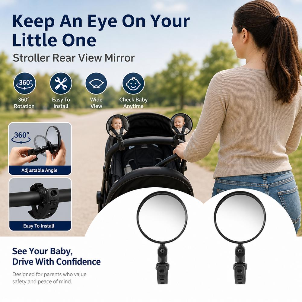 2Pcs Bike Mirror Adjustable Ha - Mountain Biking Kids recensione e prezzo