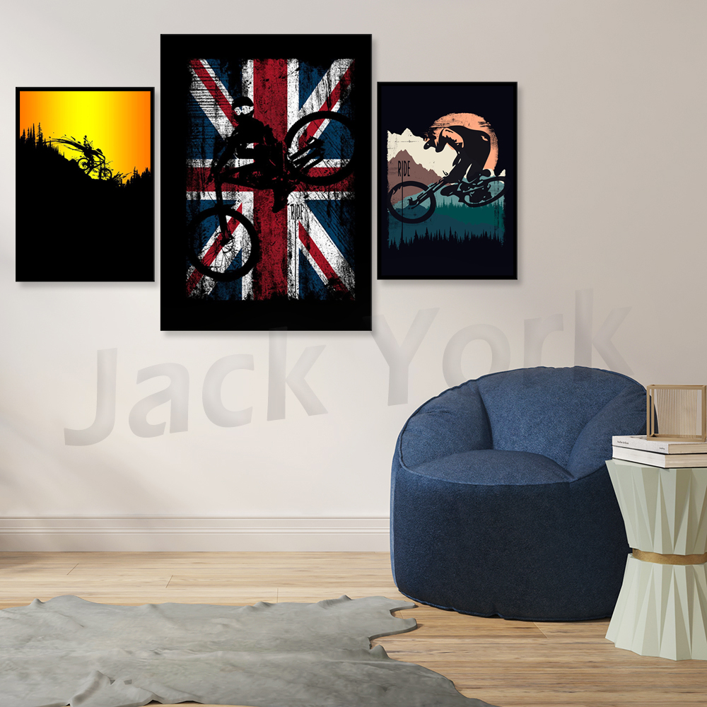 Mountain Bike Art Print ~ Gift - Mountain Biking York recensione e prezzo