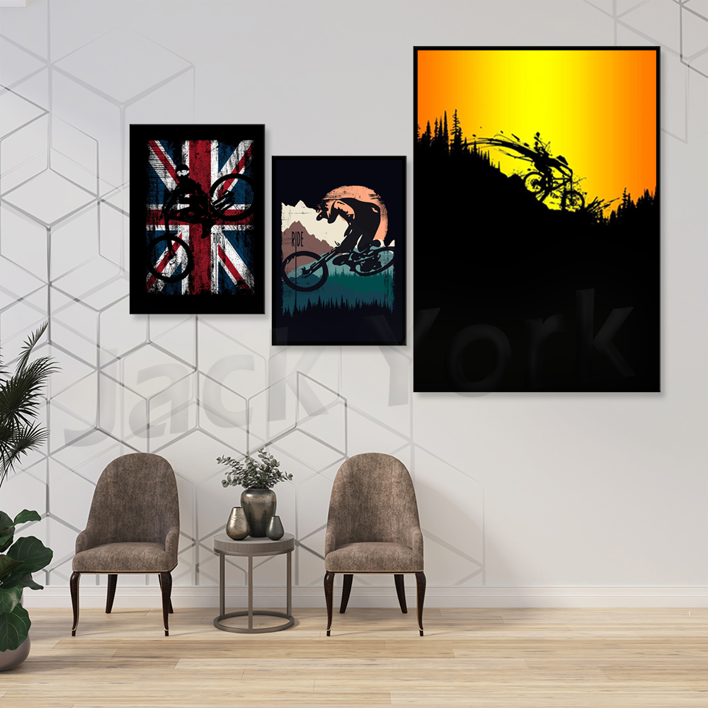 Mountain Bike Art Print ~ Gift - Mountain Biking York recensione e prezzo