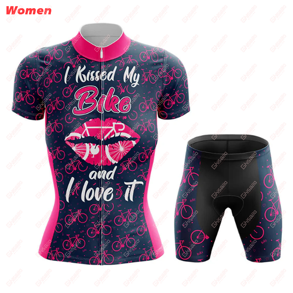 I Kissed My Bike Polyester Cyc - Mountain Biking Outfits Women recensione e prezzo