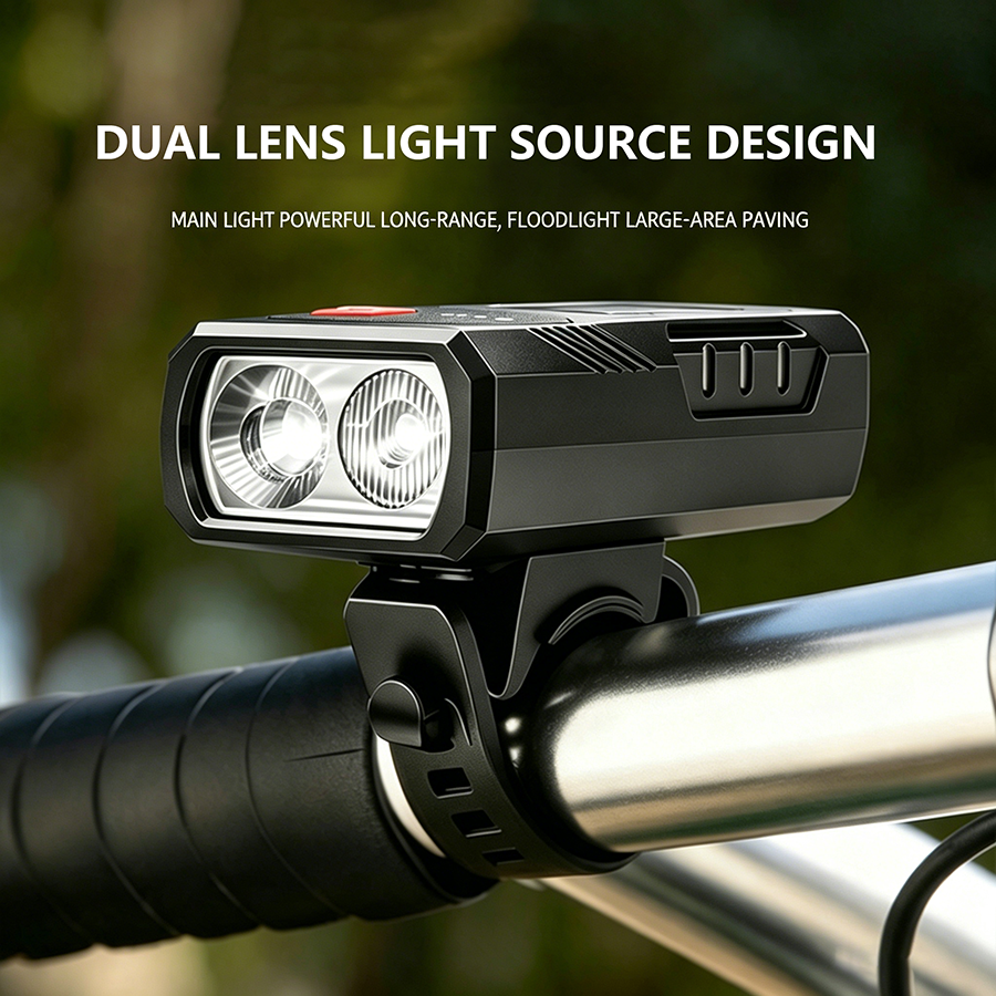 2 LED Bicycle Front Light Rech - Mountain Biking Zone 2 recensione e prezzo