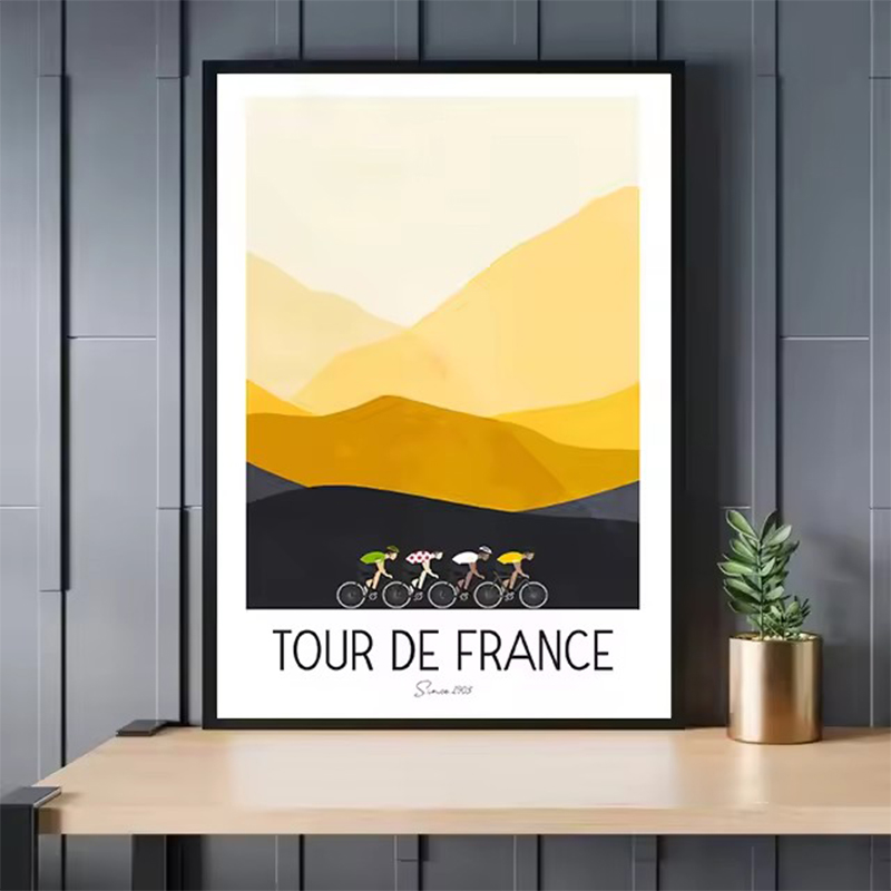 Watercolor Cycling Race Cyclis - Mountain Biking Pictures recensione e prezzo