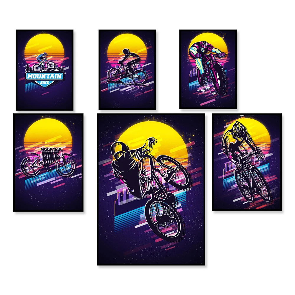 Retro Mountain Bike Poster/ Il - Mountain Biking York recensione e prezzo
