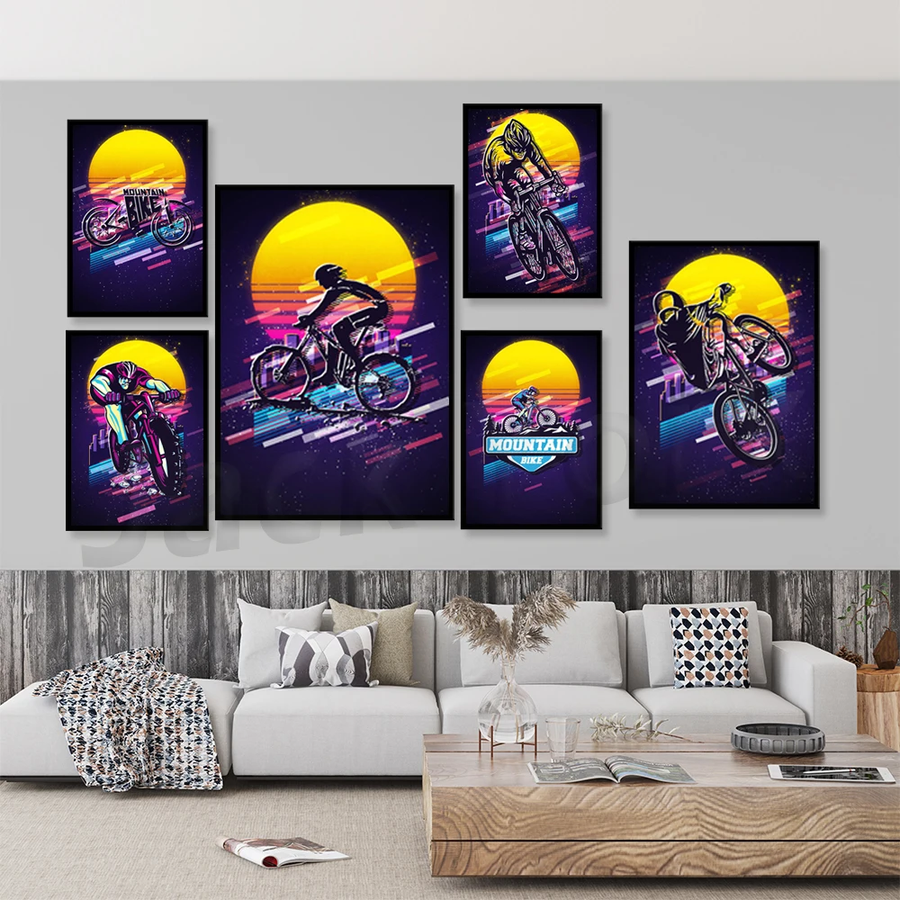 Retro Mountain Bike Poster/ Il - Mountain Biking York recensione e prezzo