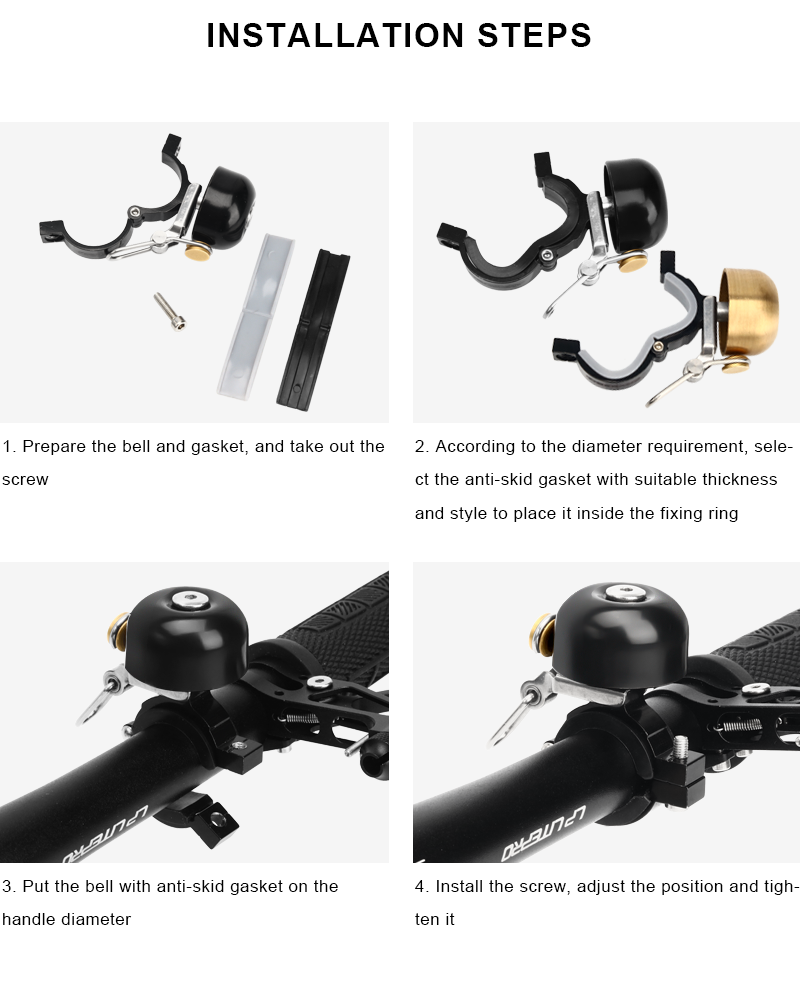 Retro Bicycle Bell Copper Clas - Mountain Biking Pictures recensione e prezzo