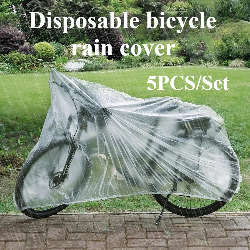 5PCS/Set Disposable Transparen - Mountain Biking In The Rain recensione e prezzo