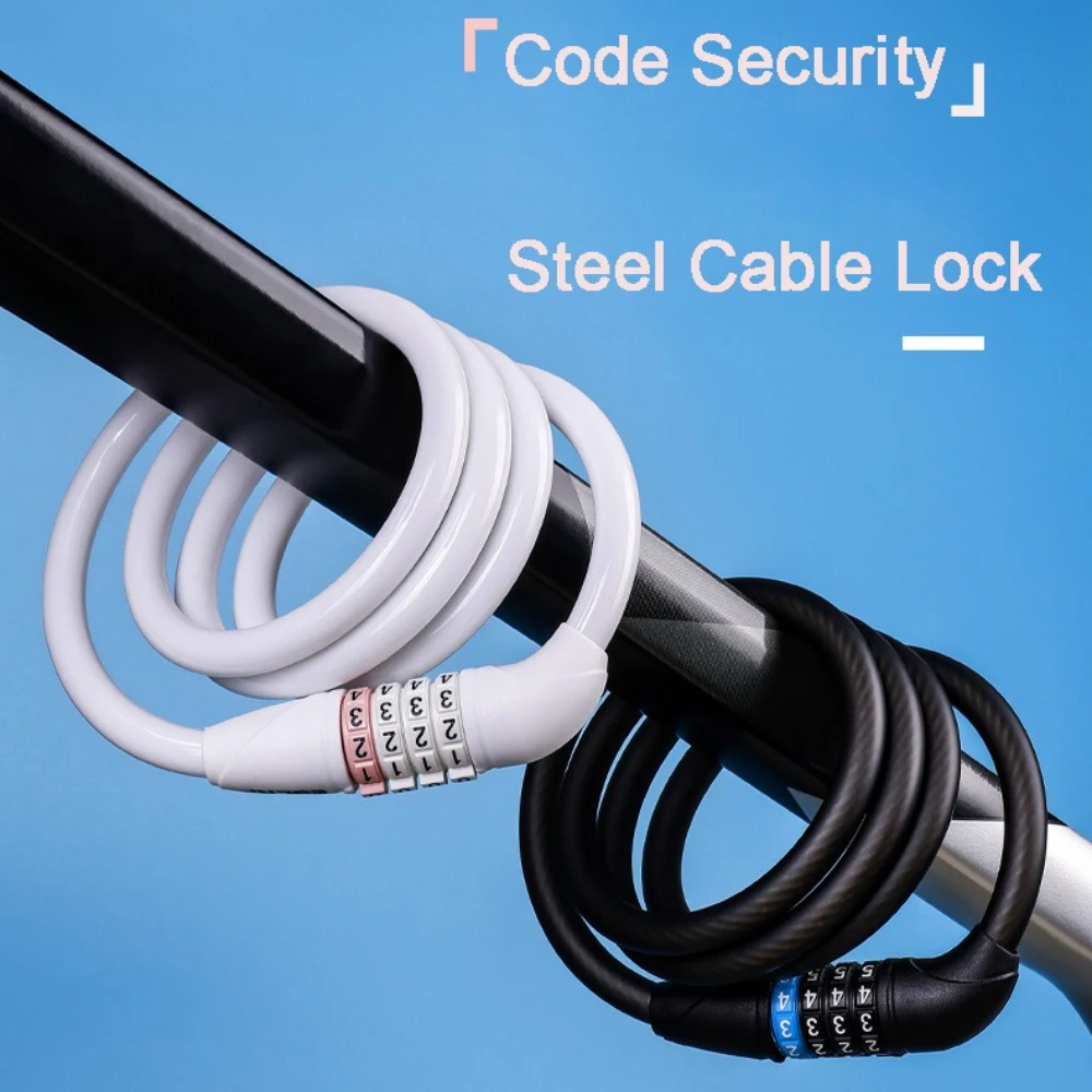 Outdoor Bike Lock 4-Digit Pass - Mountain Biking Essentials recensione e prezzo