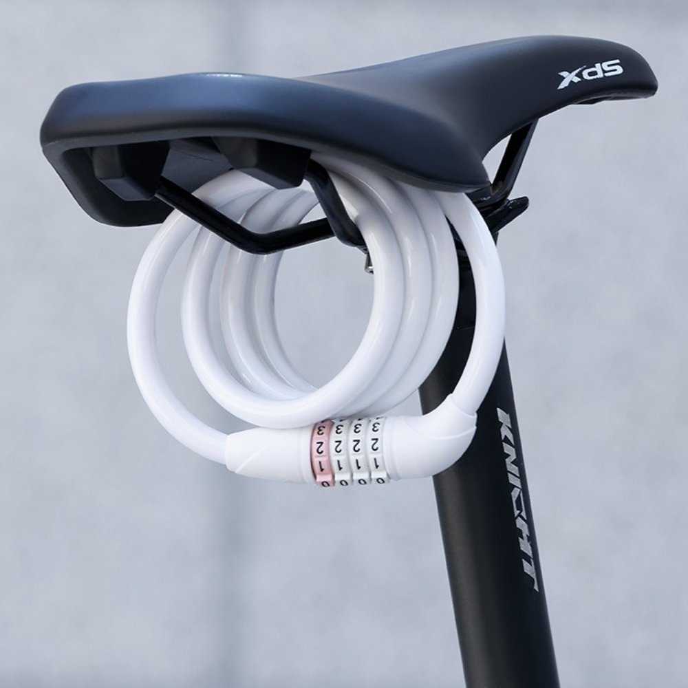 Outdoor Bike Lock 4-Digit Pass - Mountain Biking Essentials recensione e prezzo