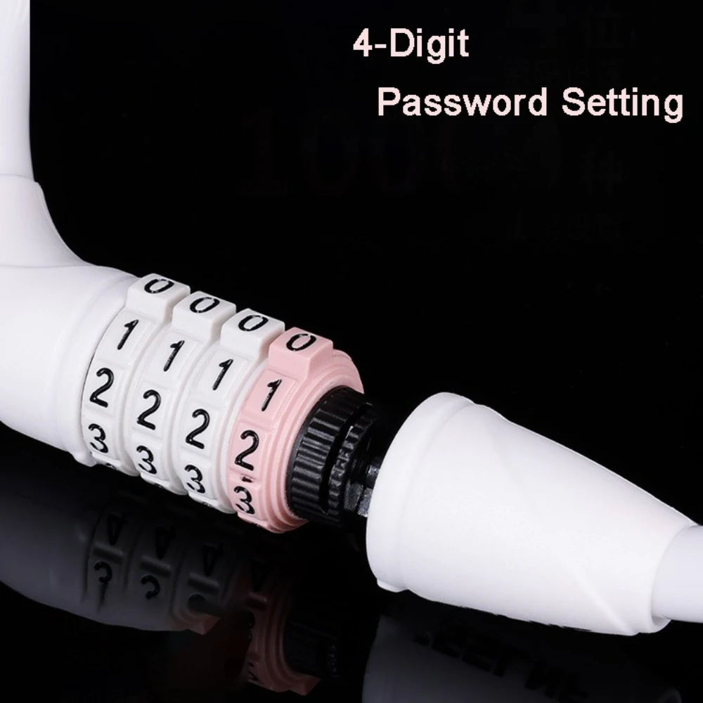 Outdoor Bike Lock 4-Digit Pass - Mountain Biking Essentials recensione e prezzo