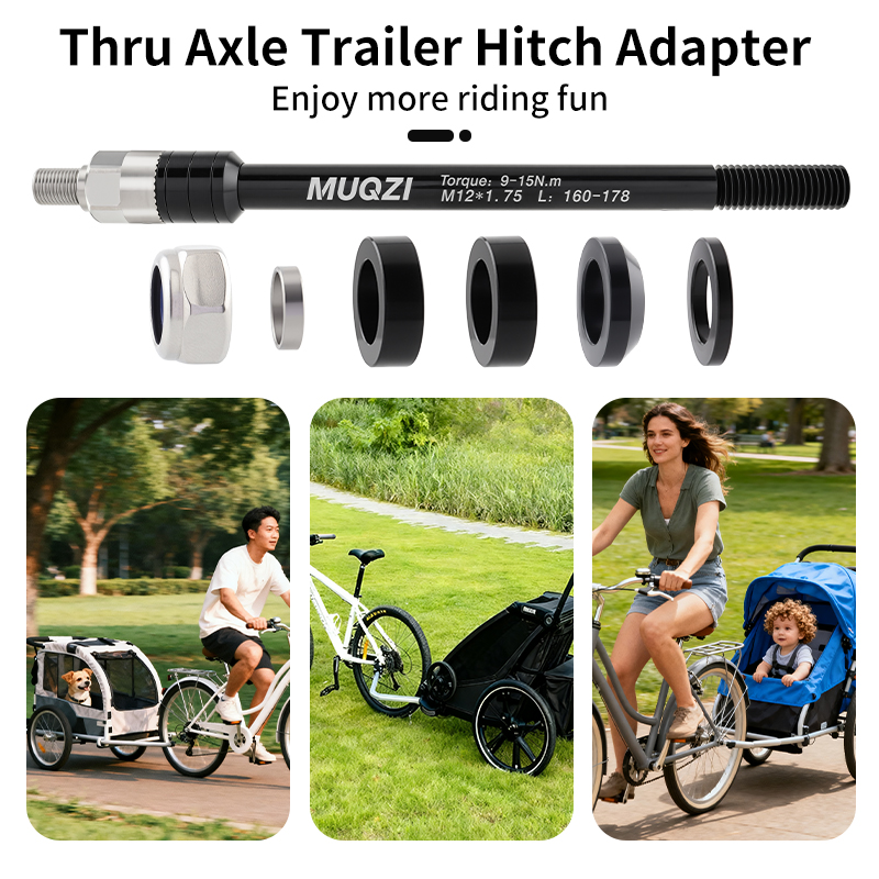 MUQZI Bicycle Trailer Hitch Ad - Mountain Biking Kids recensione e prezzo