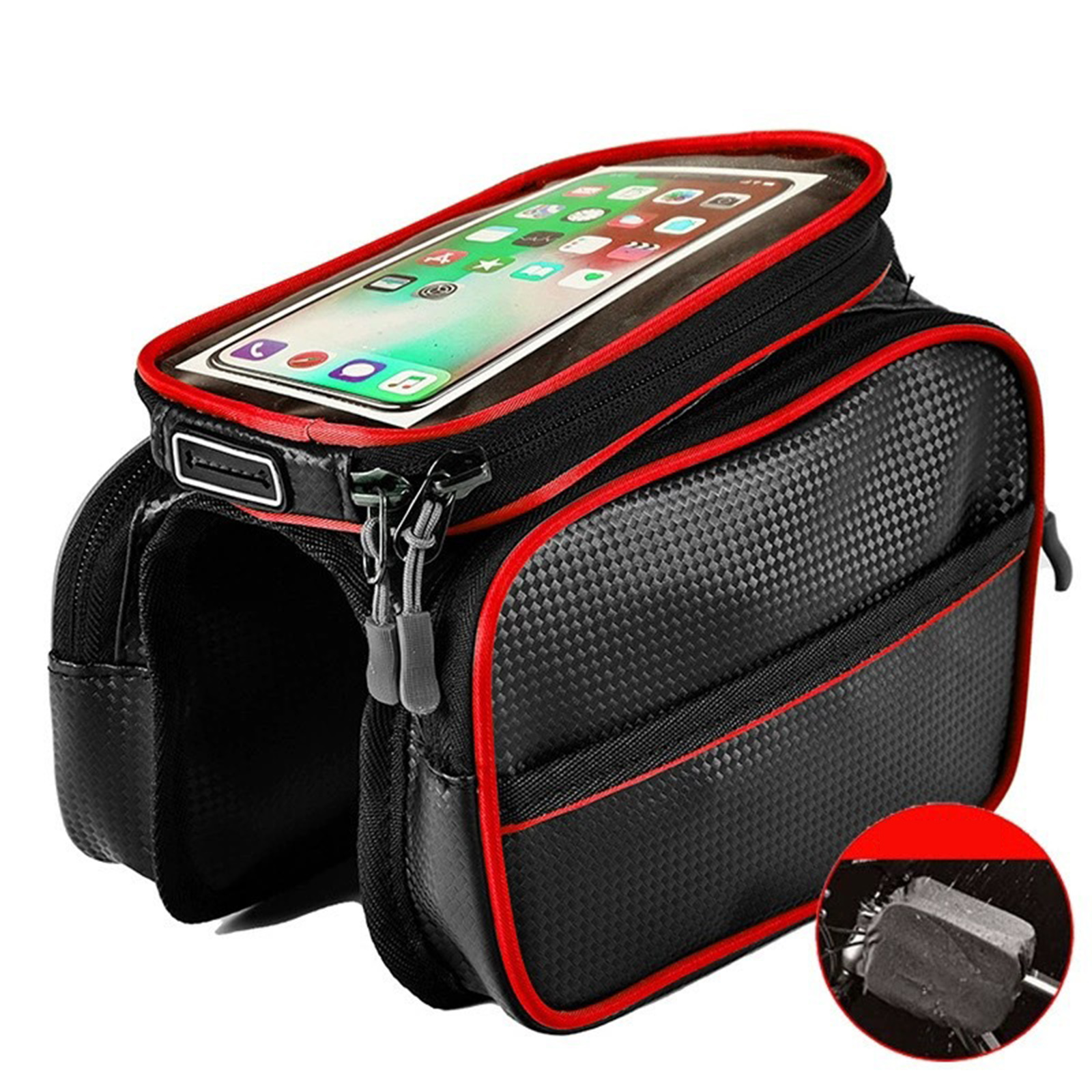 Cycling Front Frame Tube Bag f - Mountain Biking Essentials recensione e prezzo