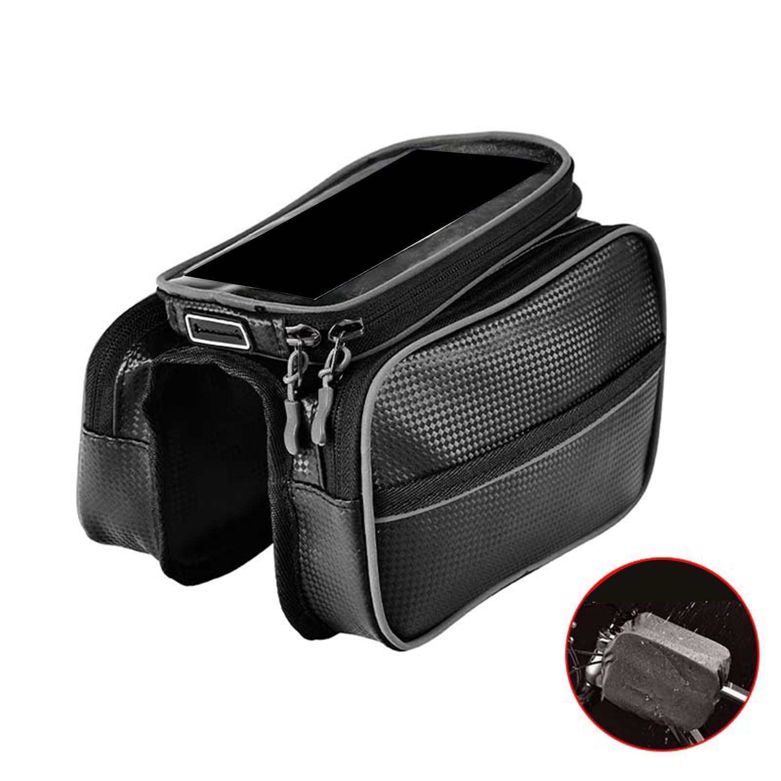 Cycling Front Frame Tube Bag f - Mountain Biking Essentials recensione e prezzo