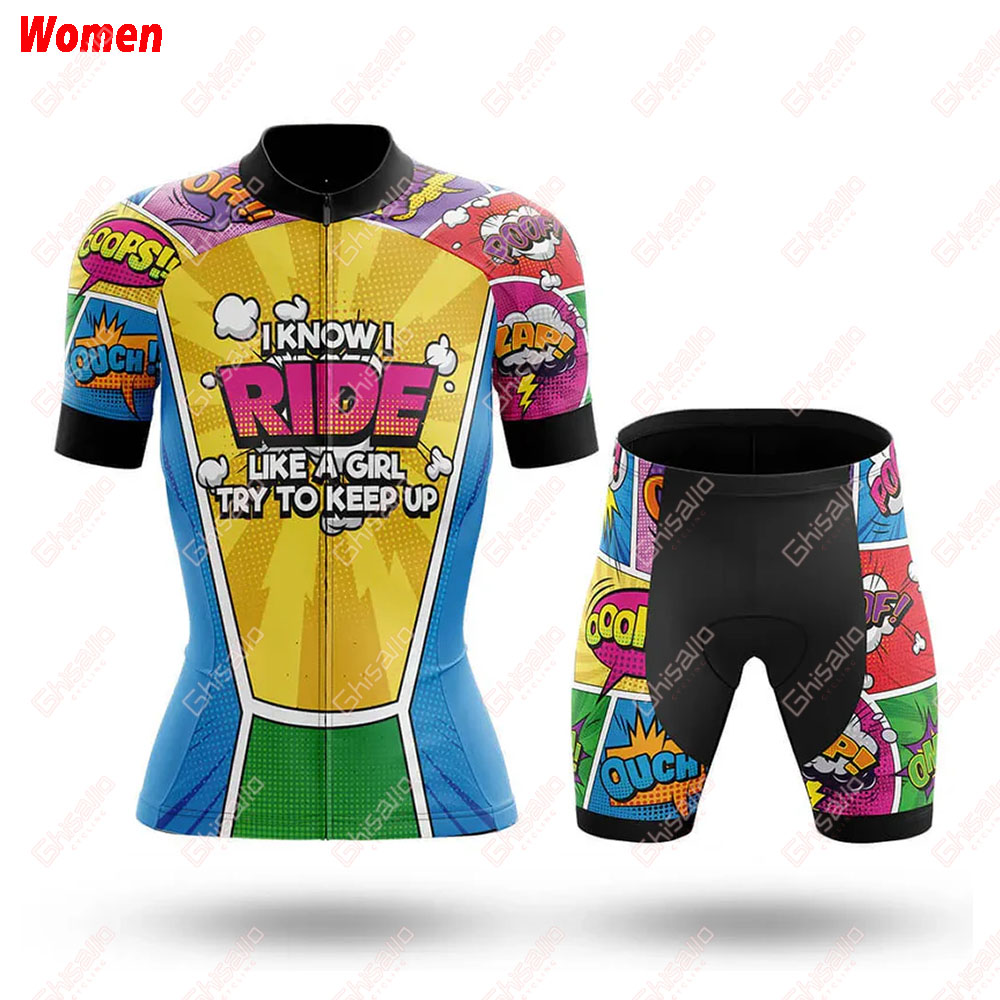 Like A Girl Comic Polyester Cy - Mountain Biking Outfits Women recensione e prezzo