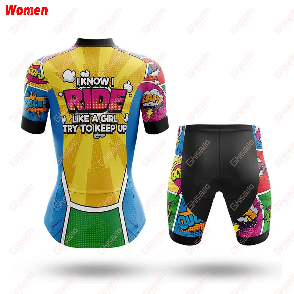 Like A Girl Comic Polyester Cy - Mountain Biking Outfits Women recensione e prezzo