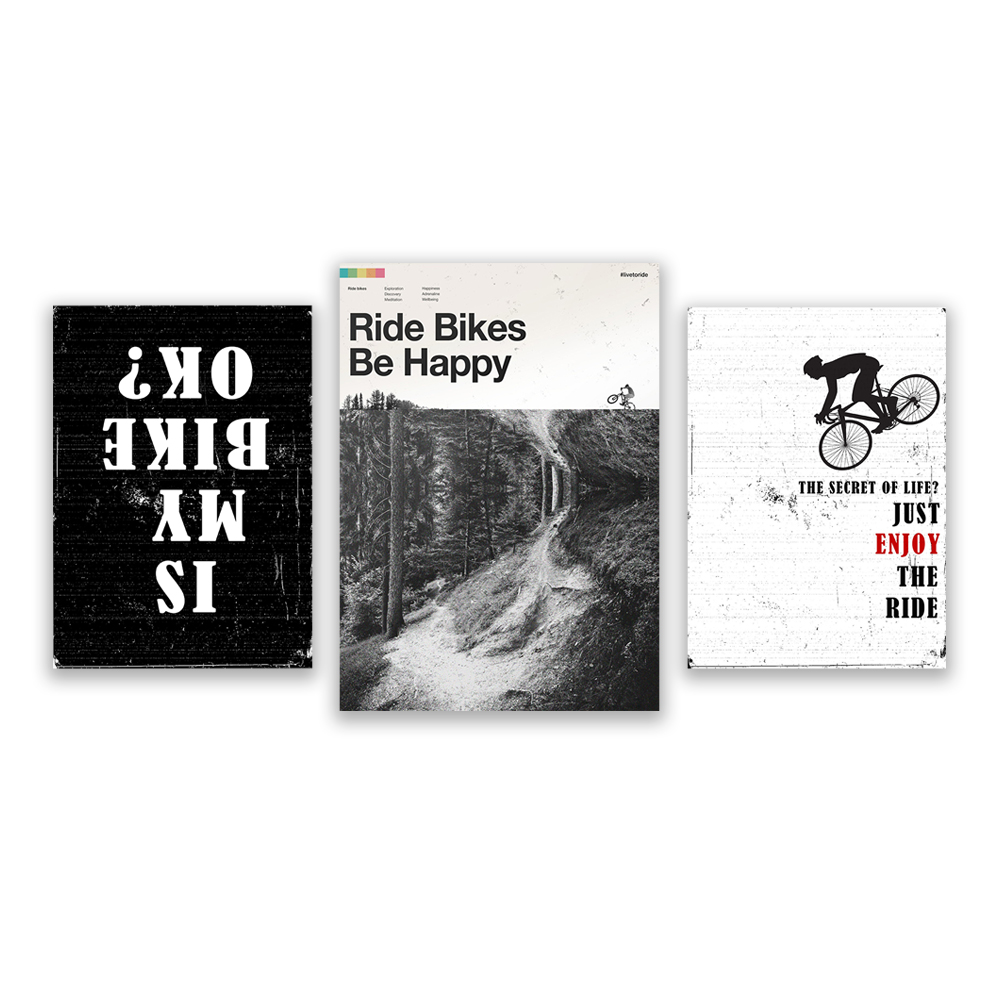 Mountain bike art, Cycling Pos - Mountain Biking York recensione e prezzo