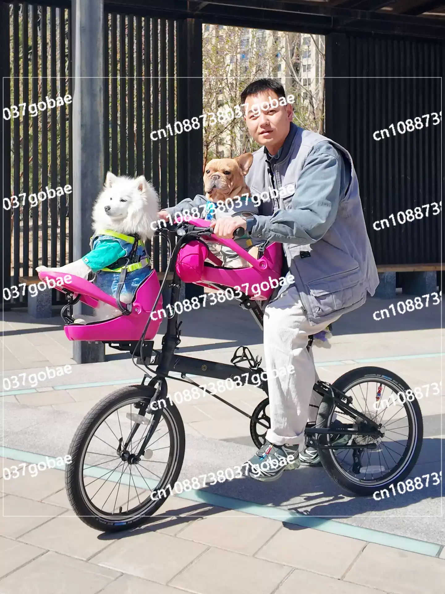Suitable for folding bicycles, - Mountain Biking With Dog recensione e prezzo