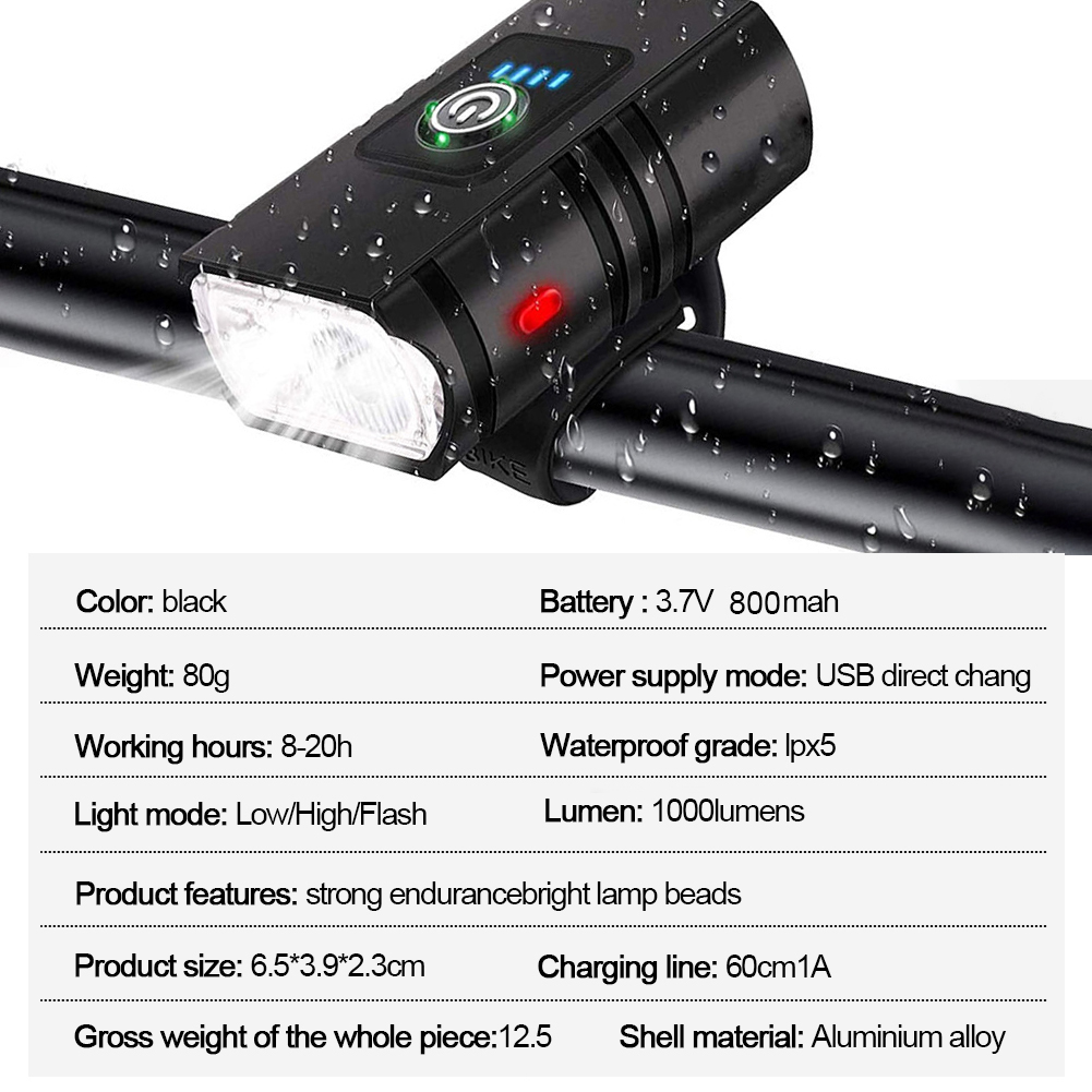 Super Bright Bike Light Set Re - Mountain Biking Zone 2 recensione e prezzo