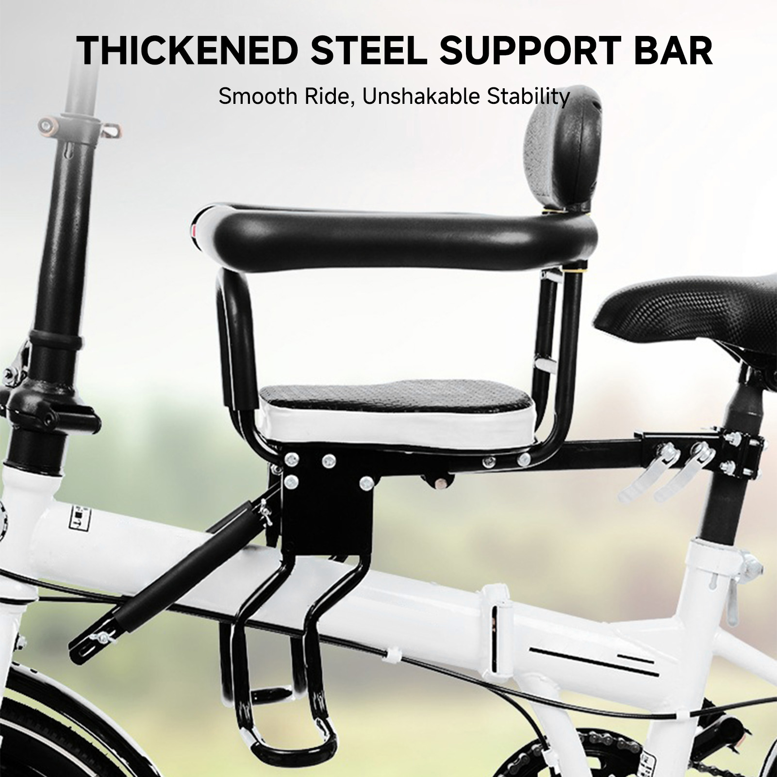 Child Bike Seat Front Mount Ch - Mountain Biking Kids recensione e prezzo