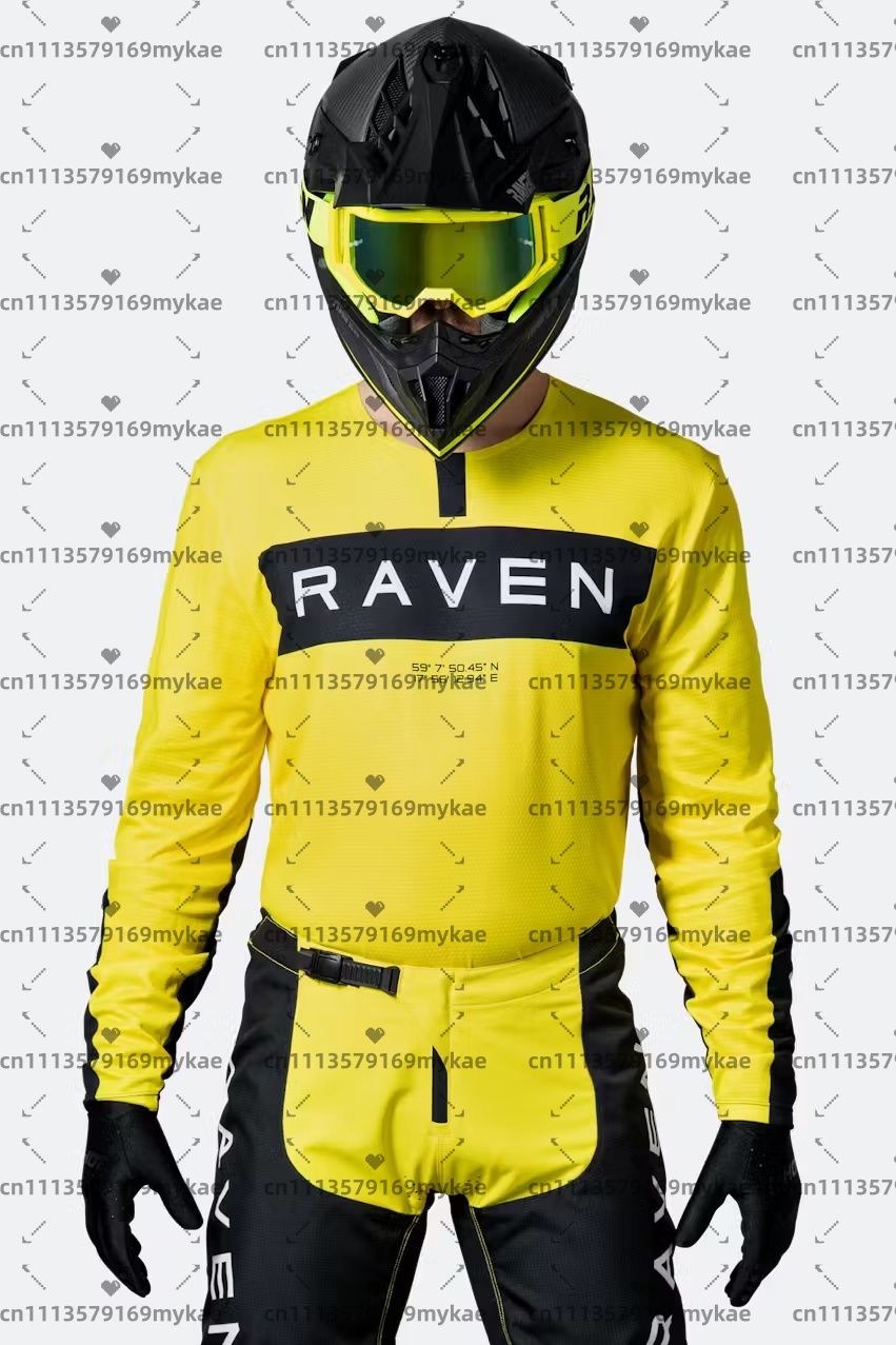 Men's Raven Jersey DH Motorcyc - Mountain Biking Long Sleeve Shirt recensione e prezzo