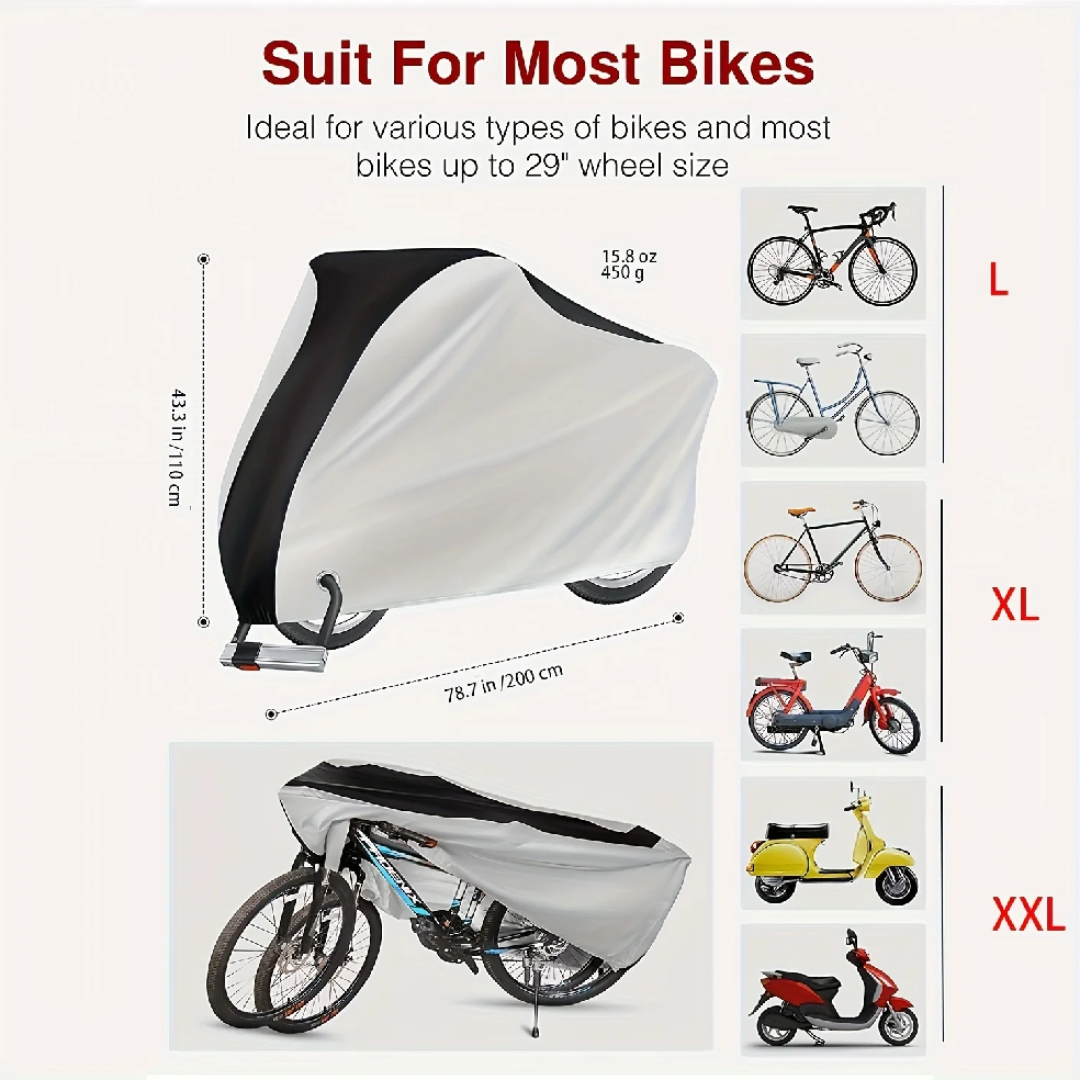 Waterproof Outdoor Bicycle Cov - Mountain Biking In The Rain recensione e prezzo
